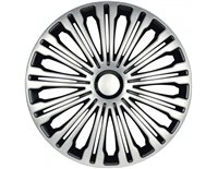 Колпаки на колеса R14, Р14 VOLANTE silver black (серебрянно-черн)