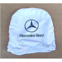 Чехлы подголовников MERSEDES BENZ белые 2шт