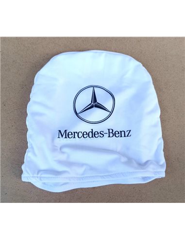 Чехлы подголовников MERSEDES BENZ белые 2шт