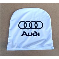 Чохли підголівників AUDI білі 2шт