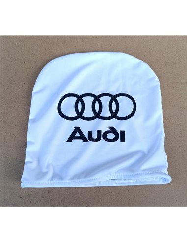Чохли підголівників AUDI білі 2шт