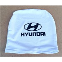 Чохли підголівників HYUNDAI білі 2шт