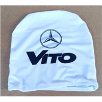 Чохли підголівників Mercedes Vito білі 2шт