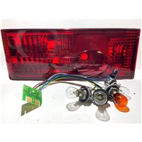 Фонари задние ВАЗ-2108, 2109, 21099 ТЮННИГ FULL RED красные 2шт