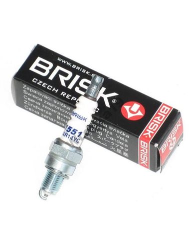 Свеча зажигания BRISK  NAR14YC МОПЕДЫ 1шт.(кор) (4х такт)