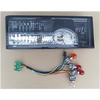 Фонари задние ВАЗ-2108, 2109, 21099 ТЮННИГ GREY серые 2шт