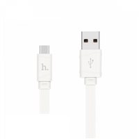 Кабель зарядки телефону Hoco X5 Bamboo Type-C Cable White
