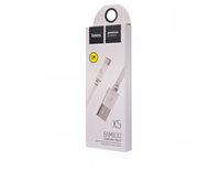 Кабель зарядки телефону Hoco X5 Bamboo Type-C Cable White