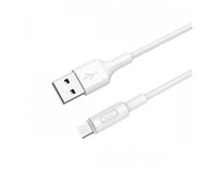 Кабель зарядки телефону Hoco X25 Soarer charging data cable for Micro White