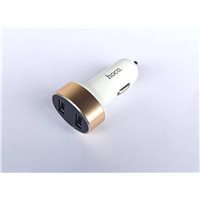 Зарядка для тел. 2 USB Hoco Z26 2.1 A + вольтметр 2