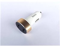 Зарядка для тел. 2 USB Hoco Z26 2.1 A + вольтметр
