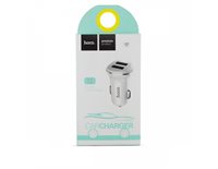 Зарядка автомобільна для телефону 2 USB Hoco Z1 2.1 A Black
