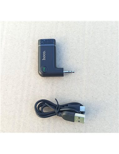 FM трансмітер Hoco E53 Dawn sound in-car AUX wireless receiver Black