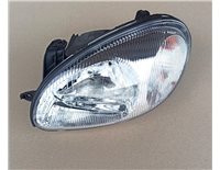 Фара передняя Ланос, Daewoo Lanos, Sens левая черный корпус