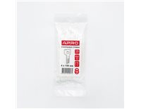 Хомут пластиковый APRO 3х150 белый (100шт)