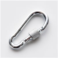 Карабин с замком М10х100мм оцинкованный