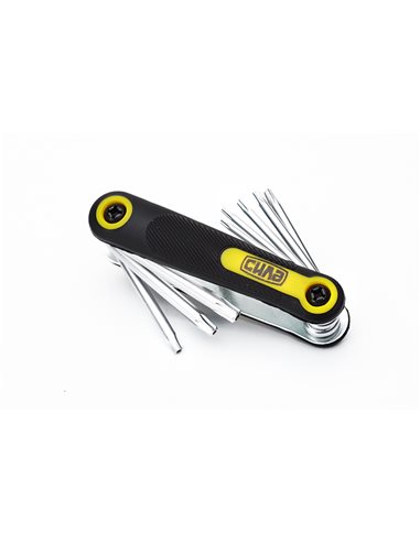 Набір ключів TORX, мультитул Т9-Т40, 8шт (СИЛА - Інструмент)