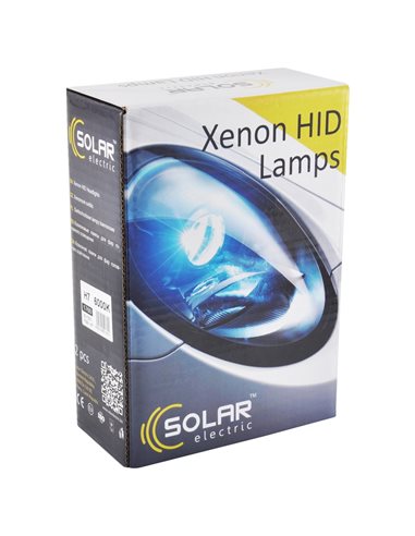 Ксенон Лампы H7 6000K 35W Solar (1760) голубой свет 2шт