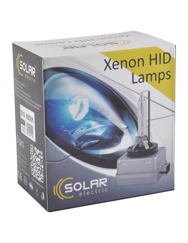 Ксенон Лампа D1S Solar, 5000K,85V,35W PK32d-2, (2шт.) 8115