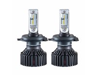 Лед лампы светодиодные LED SOLAR H4 голубой 12/24V 6000K 8000Lm 60W Filips ZES (8304)