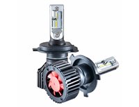 Лед лампы светодиодные LED SOLAR H4 голубой 12/24V 6000K 8000Lm 60W Filips ZES (8304)