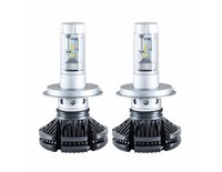Лед лампы светодиодные LED SOLAR H4 голубой 12/24V 6000K 6000Lm 50W Filips ZES (8804)
