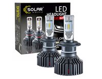 Лед лампи світлодіодні LED SOLAR H7 блакитні 12/24V 6000K 8000Lm 60W Philips ZES (8307)