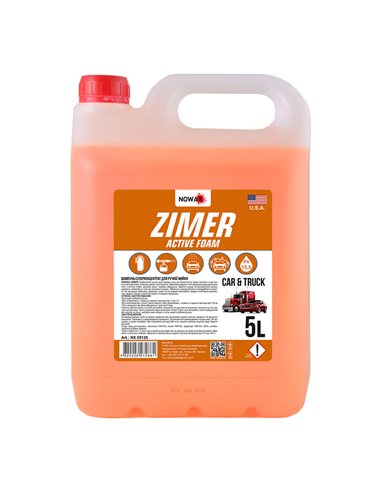Автошампунь Nowax Активна піна 5л Zimer Active Foam (безконтактний)