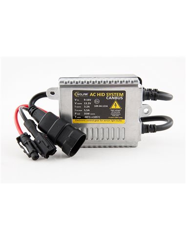 Блок розжига ксенона 35w slim Solar Canbus Premium  9-16В (1570)