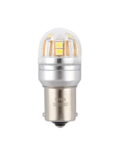 Лампа ДИОДНАЯ Brevia S-Power P21W 330Lm 15x2835SMD 12/24V CANbus