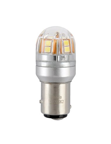 Лампа ДИОДНАЯ Brevia S-Power P21/5W 330Lm 15x2835SMD 12/24V CANbus