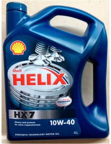 Масло SHELL Helix  Plus 10W40 4 л (HX7)