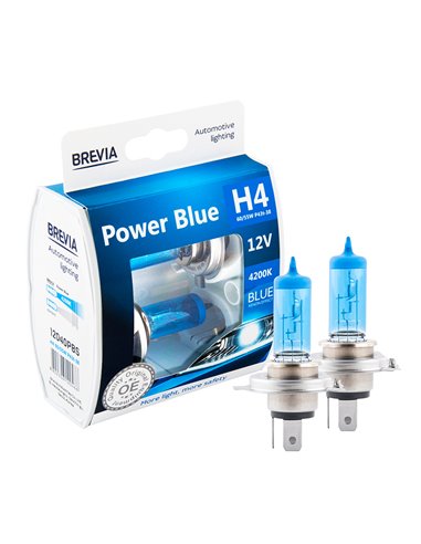 Лампа H4 12V 60/55W P43t Power Blue S2