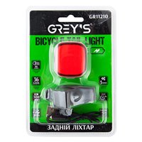 Вело Задний фонарь 36xLEDs, 80lm, 300mAh, до 3,5 часов, 5 реж. Работы