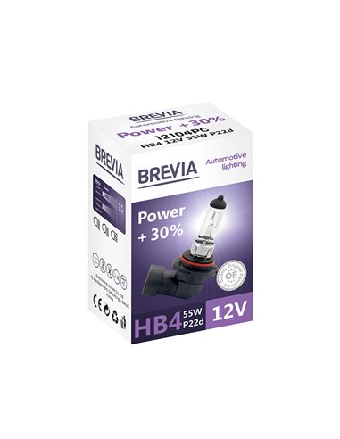 Лампа HB4 12V 55W P22d Power +30%