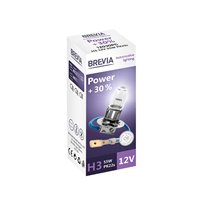 Лампа Brevia H3 12V 55W PK22s Power +30% CP 2