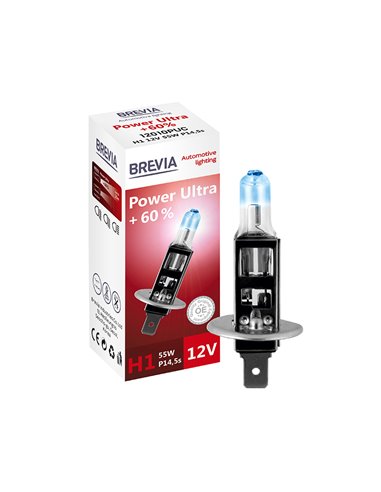 Лампа H1 12в Яр. +60% Power Ultra CP