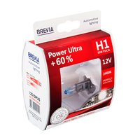 Лампа Brevia H1 12V 55W P14.5s Power Ultra+60% 2шт. коробка 2
