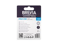 Лампа Brevia  авто США PR21/5W 12V 21/5W BAW15d RED blister 2шт. (12327B2)