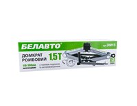 Домкрат ромбический Белавто, 1,5т.,гумова подушка, 110-390мм