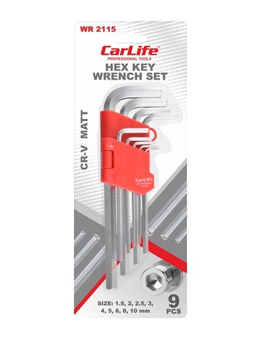 Набор шестигранников (9 шт.) CarLife