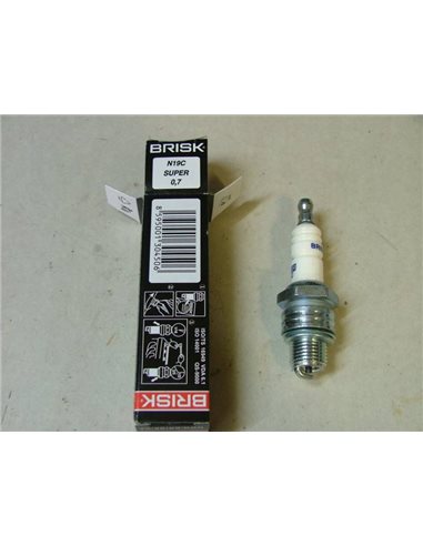 Свеча зажигания BRISK Super N19C инд. уп. (ГАЗ,ПАЗ)