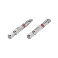 Комплект викруткових насадок PH3 1/4'*50мм, S2, уп. 2шт., STORM 2