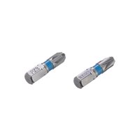 Комплект викруткових насадок PZ3 1/4'*25мм, S2, уп. 2шт., STORM 2