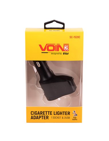 Зарядка для телефону 2 USB (12/24V - 5V 2,4A) Voin