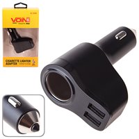 Зарядка для телефону 2 USB (12/24V - 5V 2,4A) Voin 2