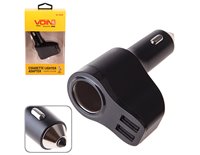 Зарядка для телефону 2 USB (12/24V - 5V 2,4A) Voin