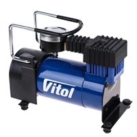 Компресор VITOL 100psi/12Amp/35л/прикурювач (шланг простий)