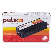 Перетворювач напруги PULSO+заряджання 12V-220V/800W/10A 2в1