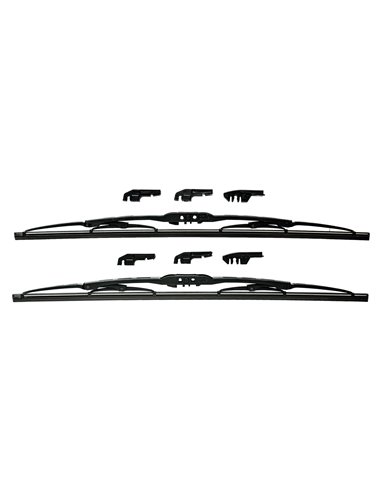 Щетка стеклоочистителя Zollex простая  19" (480 mm)  (2шт.)